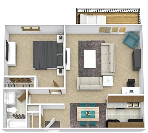 Floor plan Hickory