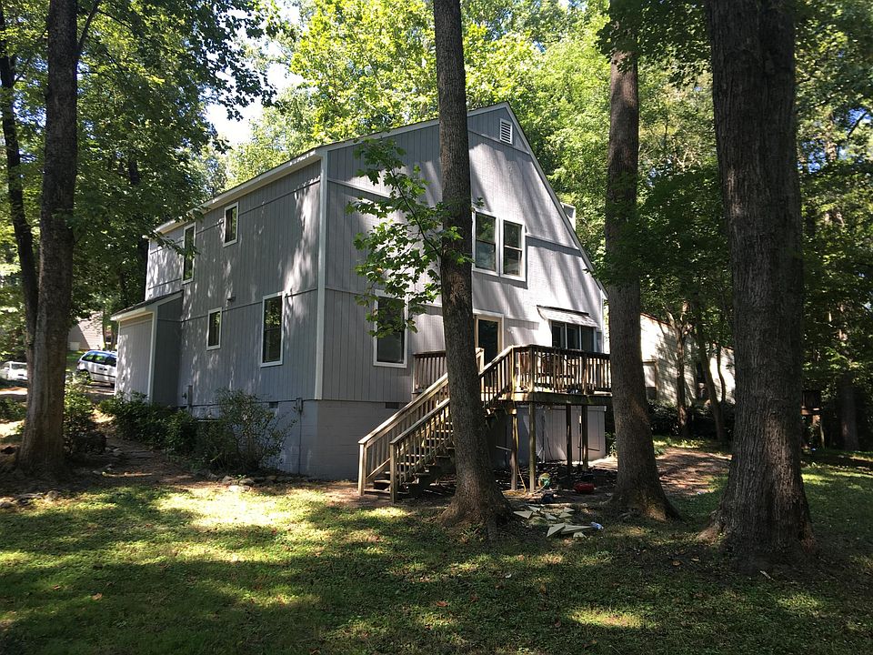 Rear & side view of house