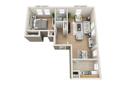 Floor plan Bluebird- Classic Village