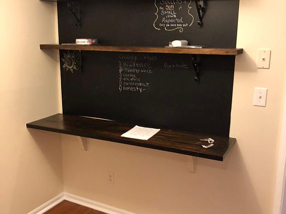 Cute coffee bar or open storage