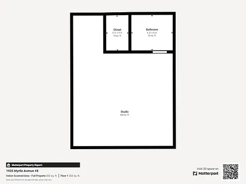 Floor plan Studio