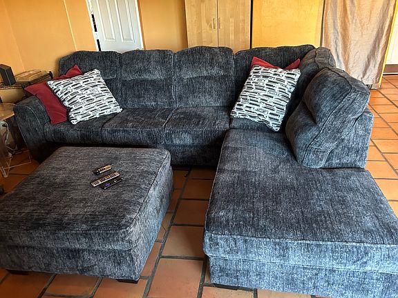 Large comfy sectional couch in your room
