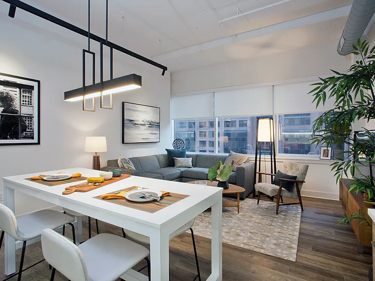Open Living/Dining in Model 305