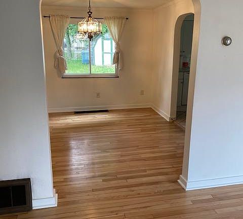 Dining Room with new hardwood floors