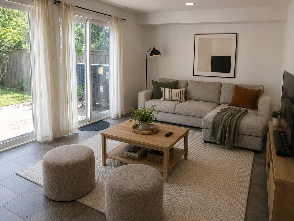 Living Room - Virutal Staged