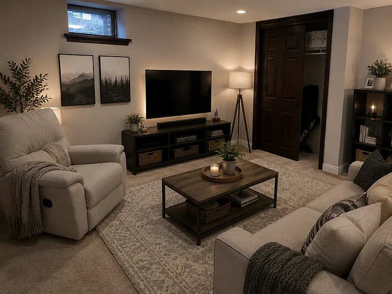 Finished basement