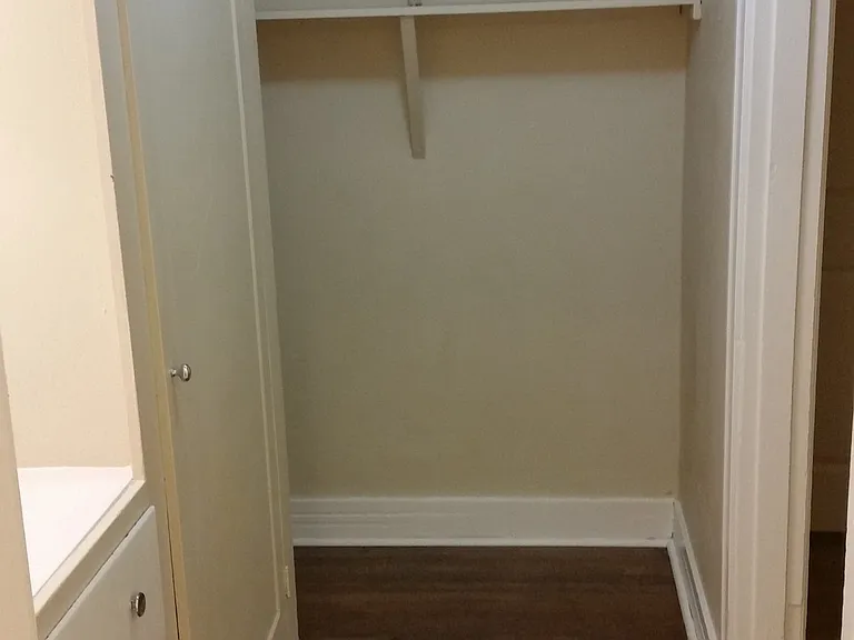 Spacious walk in closet