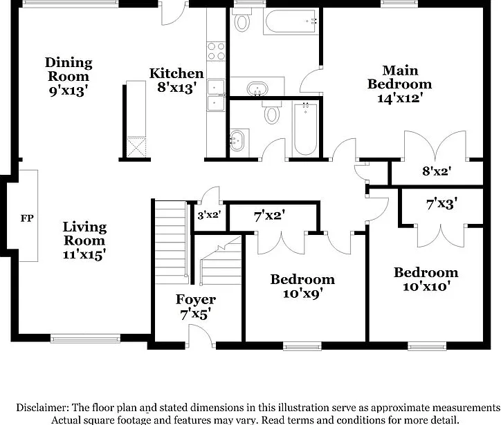 3 bed, 2.0 bath, 1529 sqft, $1,765 — Photo 2
