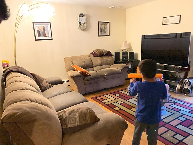 Family Room - again with Tenants Furniture - just to give an idea - see either the Virtual 3D or Family Room Empty