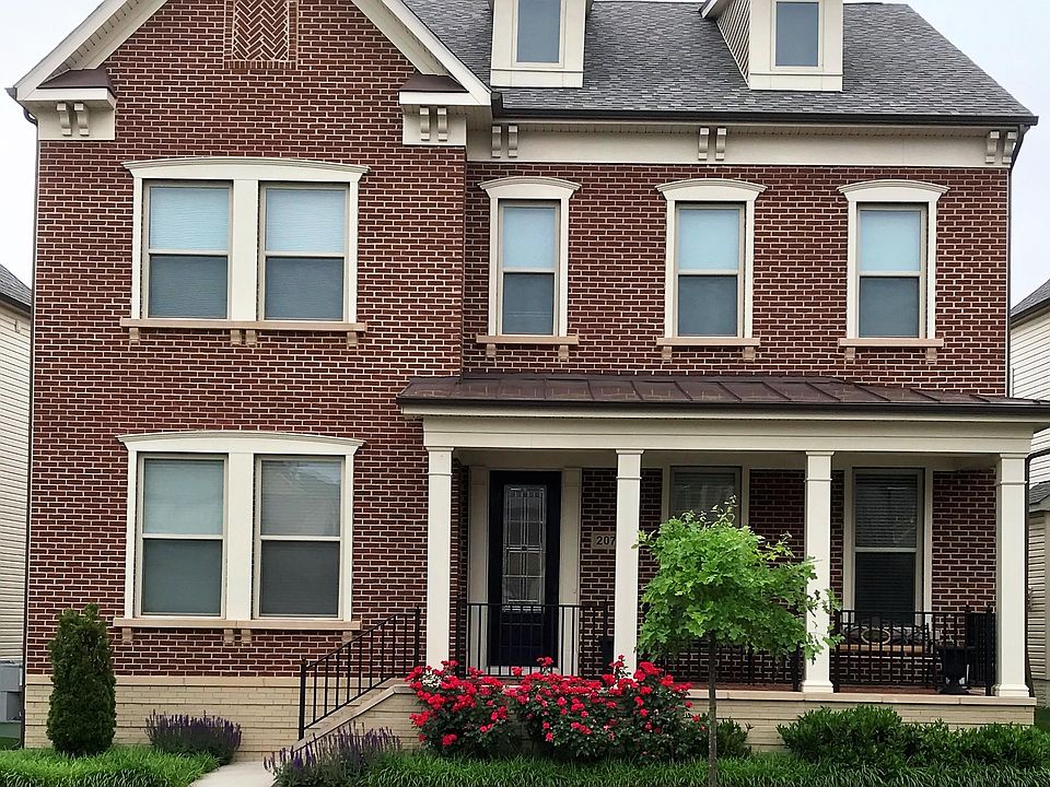 Brick front with Porch.