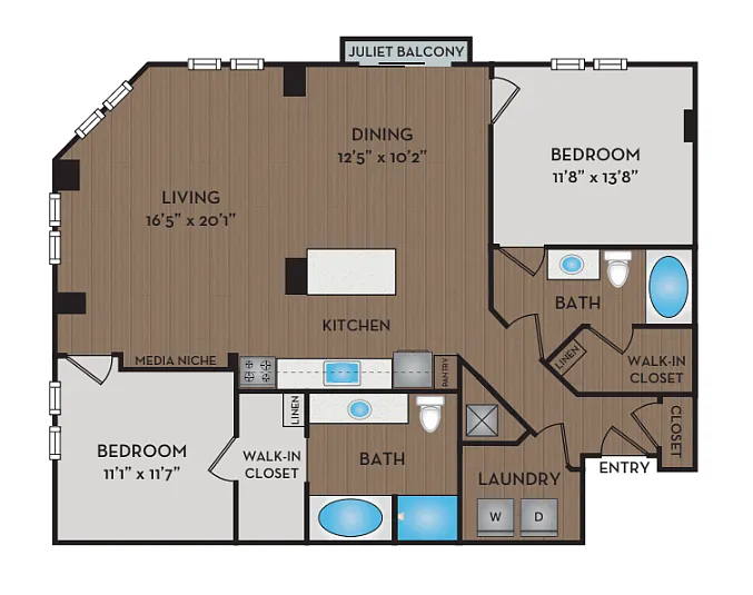 Floor plan B8