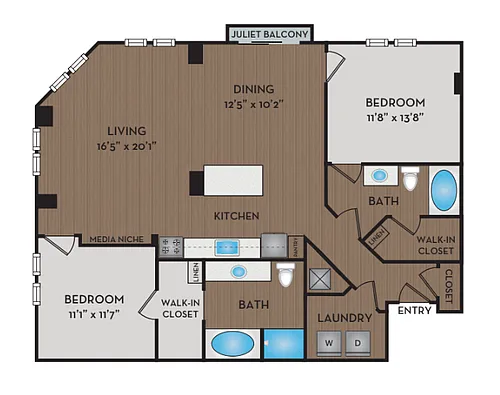 Floor plan B8