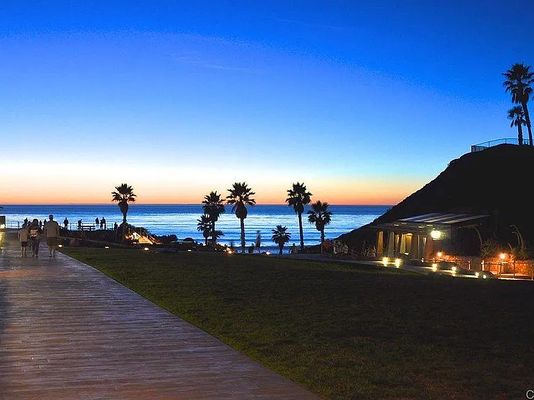 Fletcher Cove at night