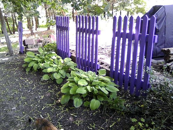 Spring perenniel bed