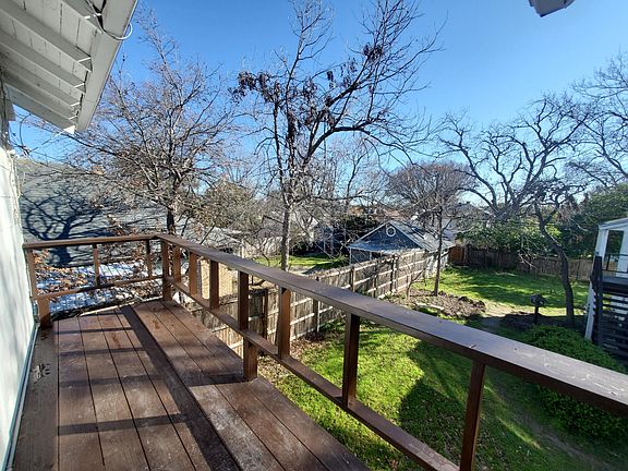 Patio outside kitchen.
