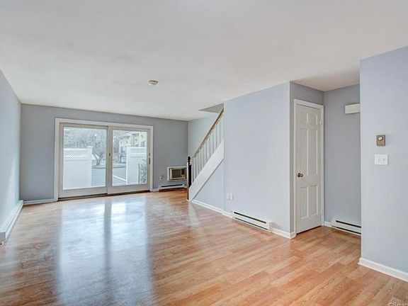 Large sliding door right off of the deck Very light