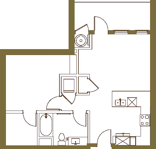 Floor plan 1C