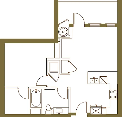 Floor plan 1C