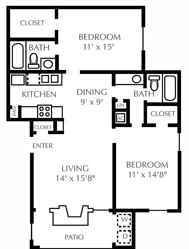 Floor plan B3