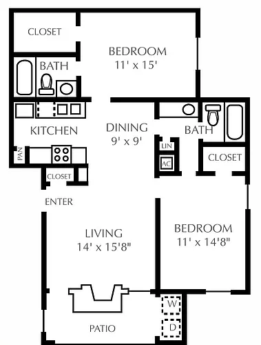 Floor plan B3