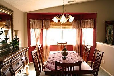 Formal Dining Room with bay window