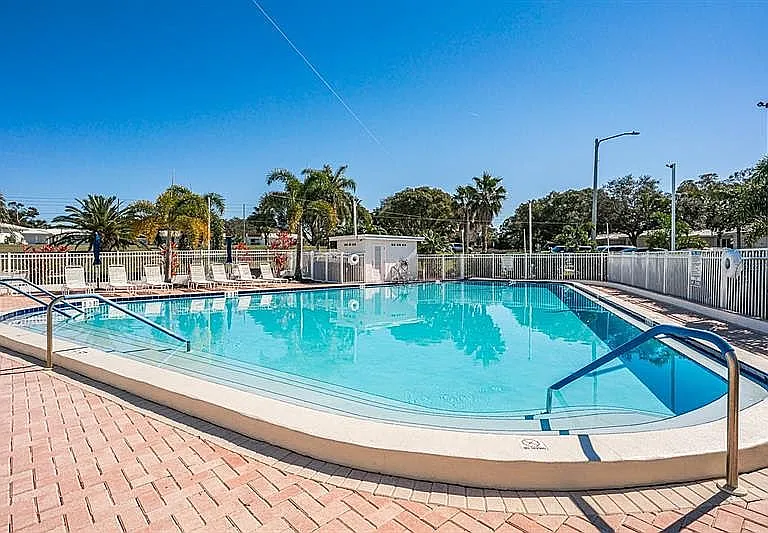 Spacious pool heated year-round