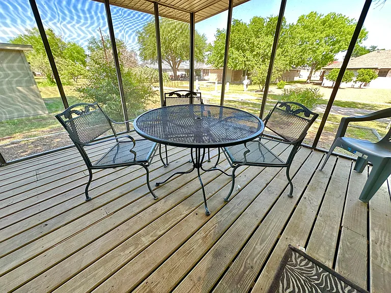 Screened porch