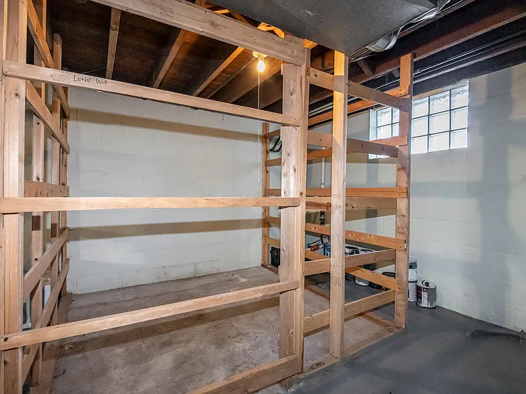 Basement storage