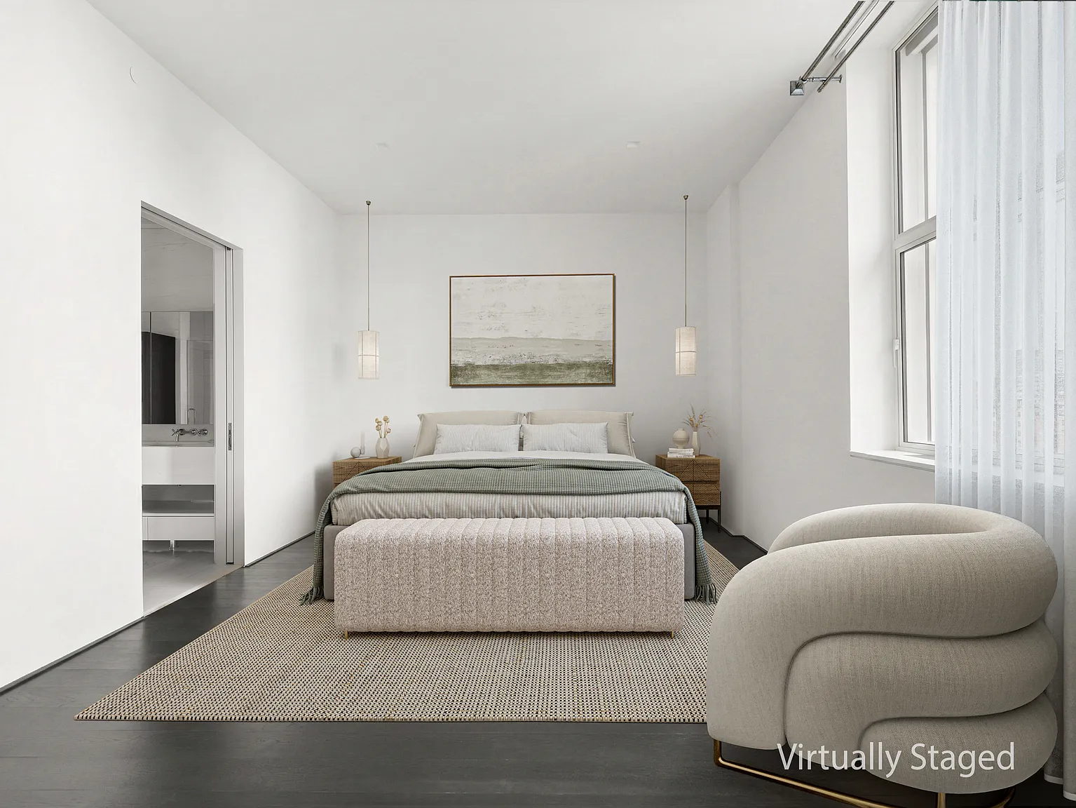 Residence 3301 at One Wall Street — interior view 10