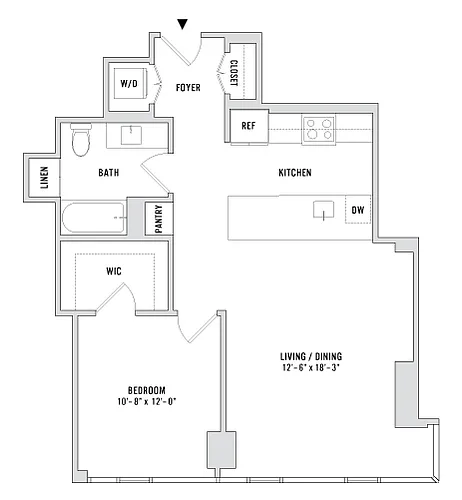 Floor plan A18