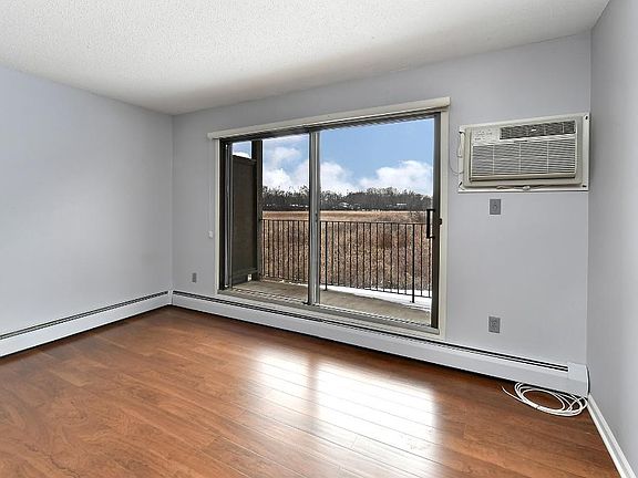 Sliding glass doors to private patio.