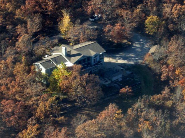 Aerial View of House
