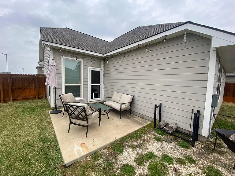 backyard with patio
