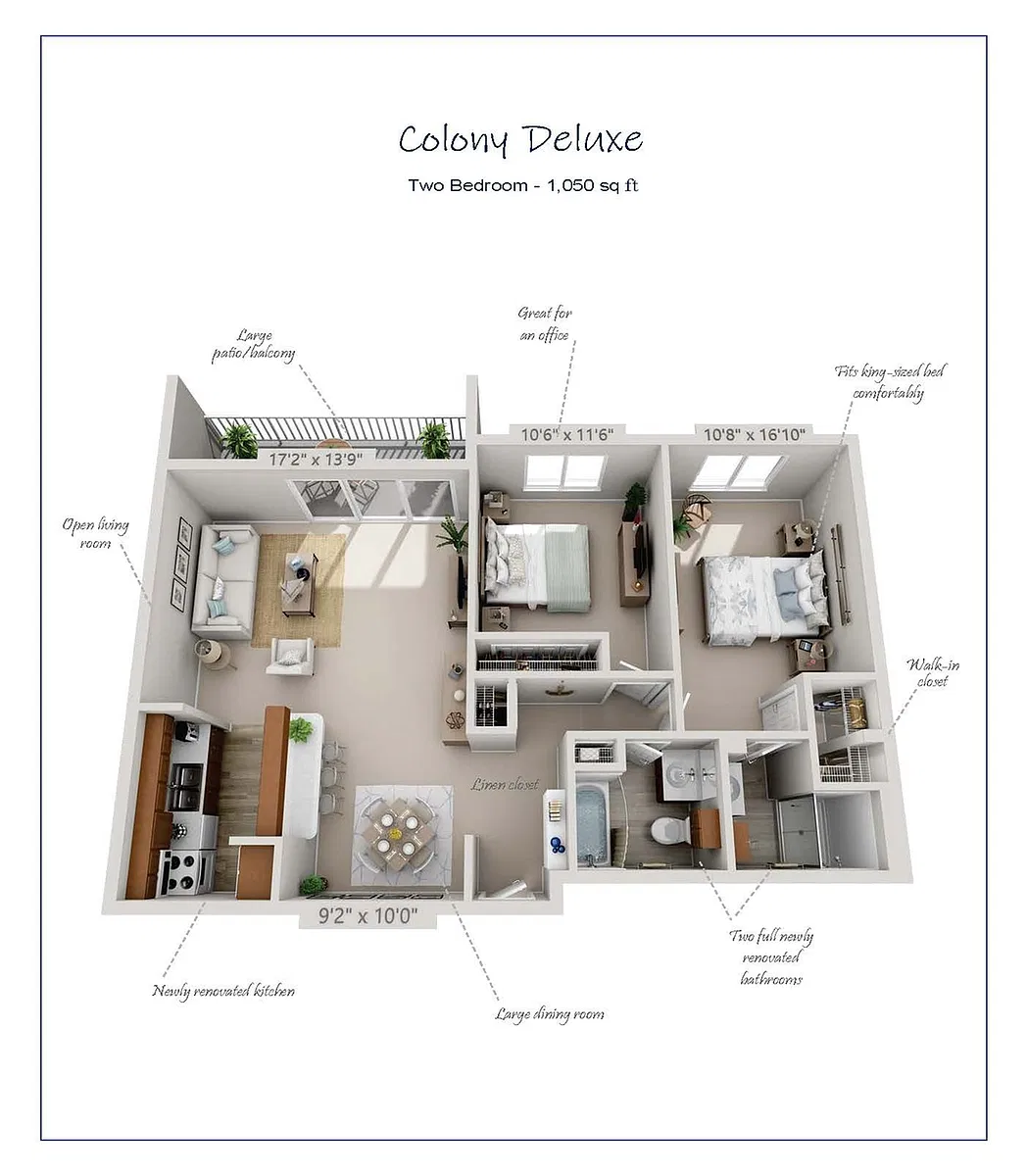 Floor plan Colony Deluxe