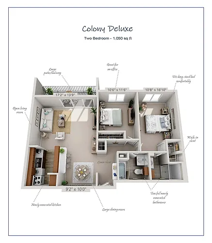 Floor plan Colony Deluxe
