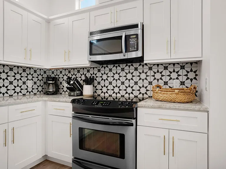 Fully stocked kitchen