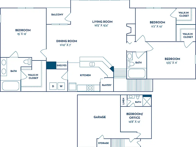 4 Bedroom | 3 Bath | 1741 SF | Renovated 4 Bedroom | 3 Bath | 1741 SF | Renovated