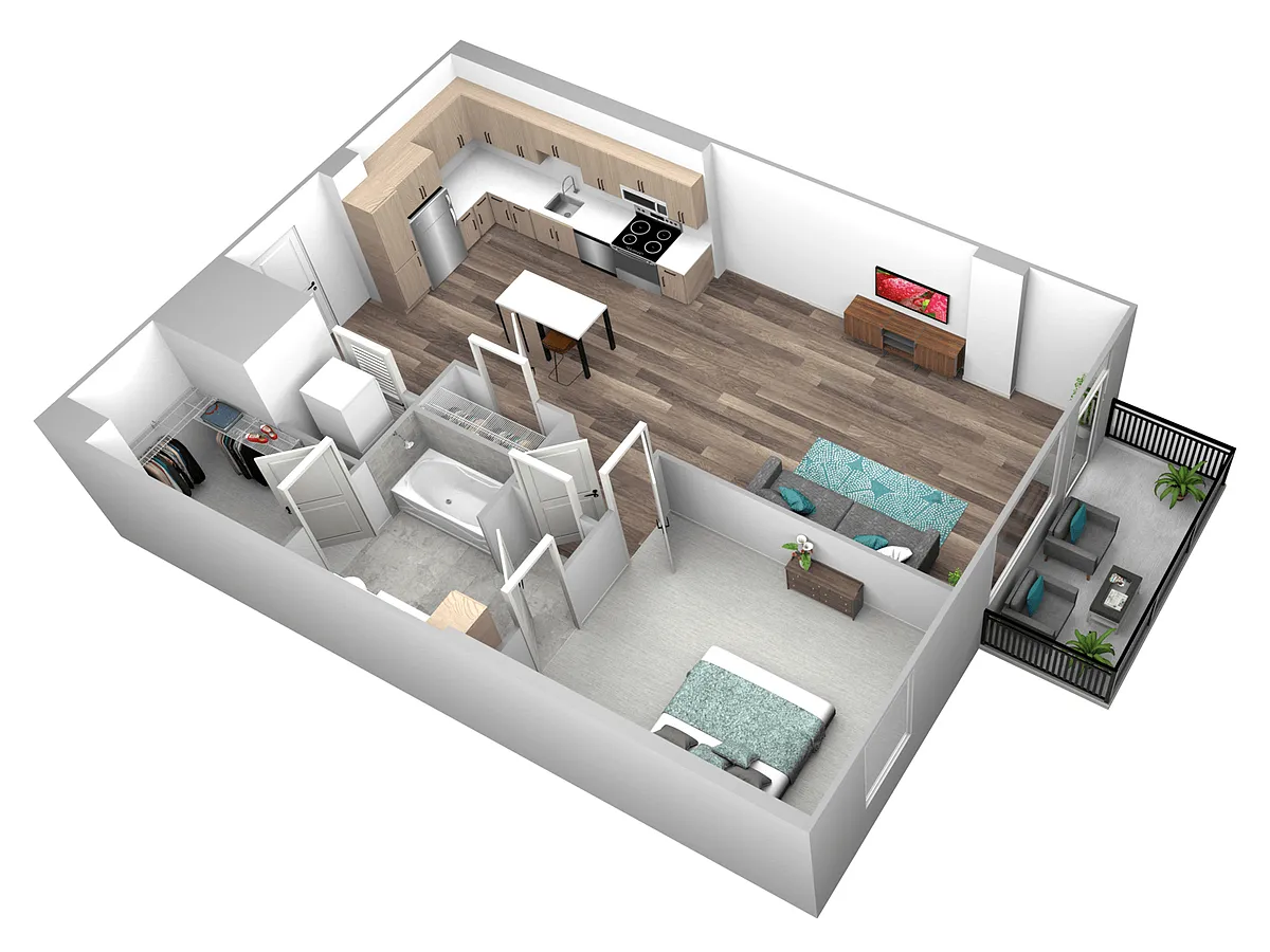 Floor plan B004