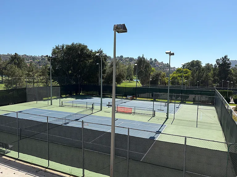 HOA includes tennis and pickleball courts.