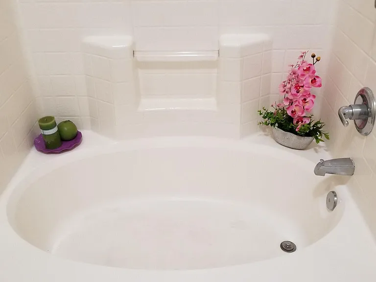 Large soaking tub