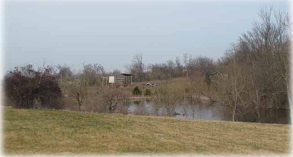 Beautiful View of Lake on Property