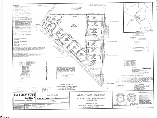 1022 Goodjoin Rd Lot 8, Campobello, SC 29322