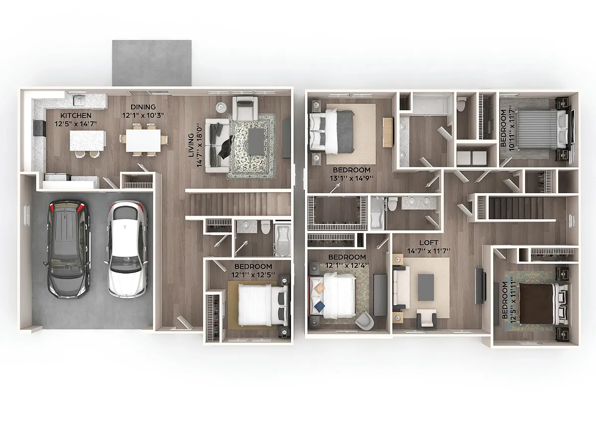 Floor plan DT-E2