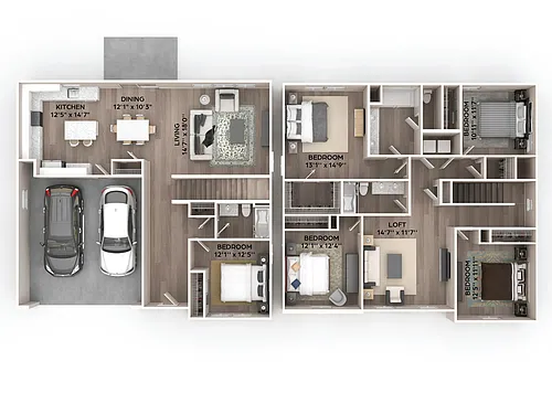 Floor plan DT-E2