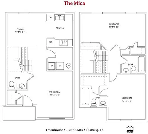 Floor plan The Mica