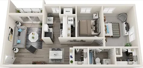 Floor plan The Garland
