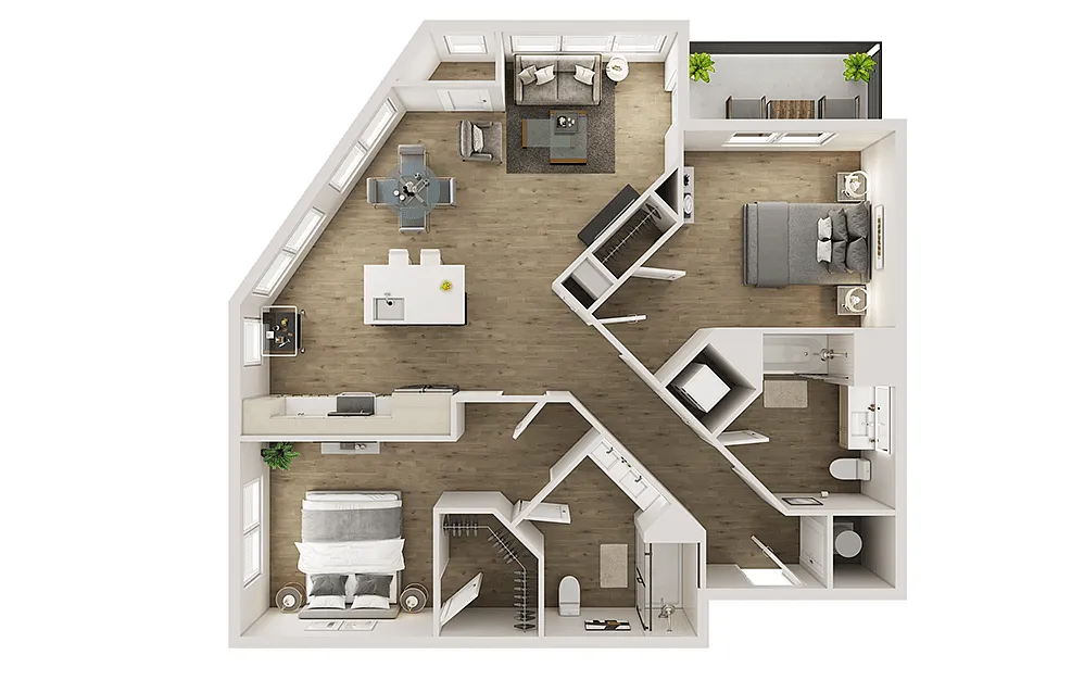 Floor plan B6