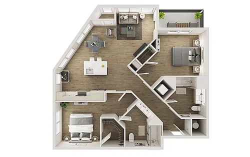 Floor plan B6