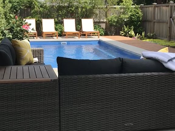 Backyard pool
