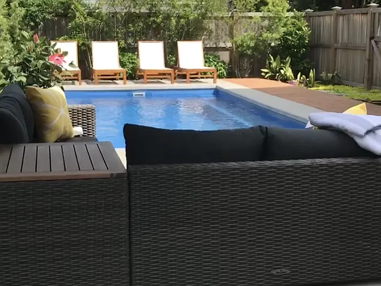 Backyard pool